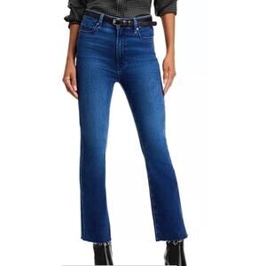 PAIGE Claudine Raw Hem Denim Jeans- Sketchbook – Size 32